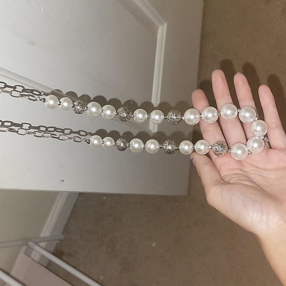 Ruby Rd Stimulated Pearl Necklace - Picture 2 of 2